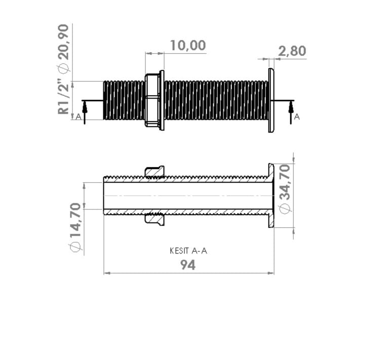 SOMUNLU SU GİDERİ 1/2